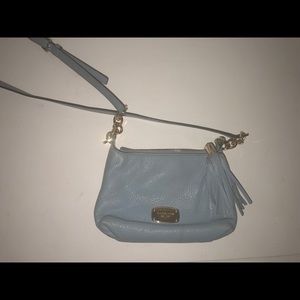 MICHAEL KORS Baby Blue Tassle Crossbody